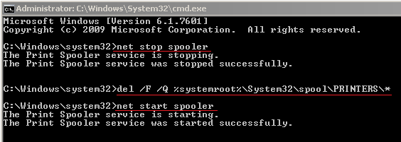Printer Spooler Fix Method 1