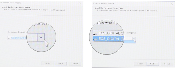 create Password reset disk
