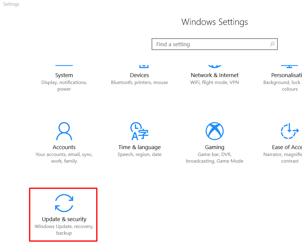 Stuck on Windows 10 update