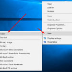Can't create new folder upgrading windows