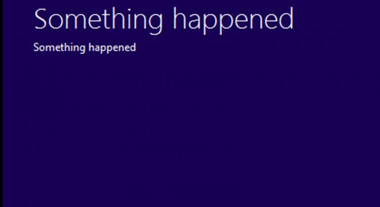 Error code 0x85050041