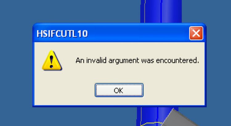 fix Invalid Argument was encountered