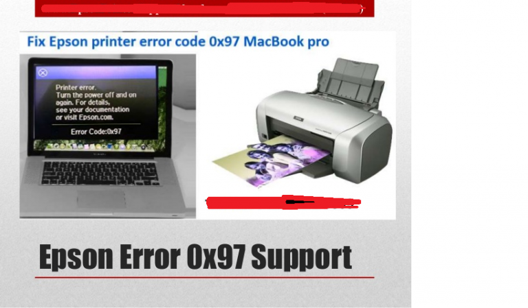 Epson printer Error code 0x97