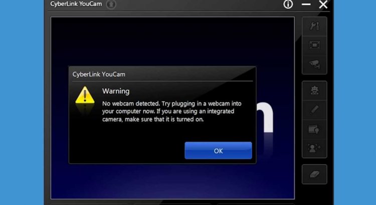 unable to detect Webcam Windows 10