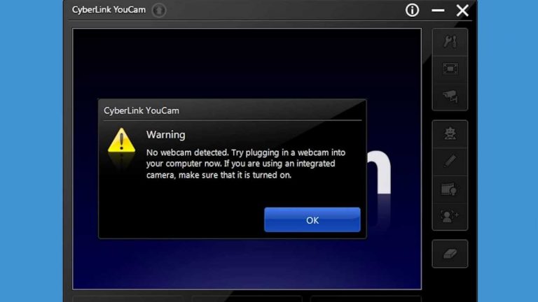 unable to detect Webcam Windows 10