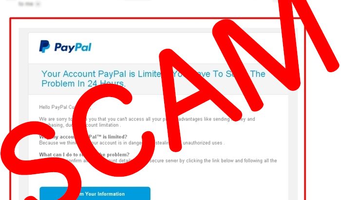 Paypal Fake email