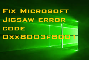 why is microsoft jigsaw not working