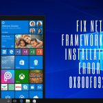 Fix NET Framework 3.5 Installation Error 0x800F0922