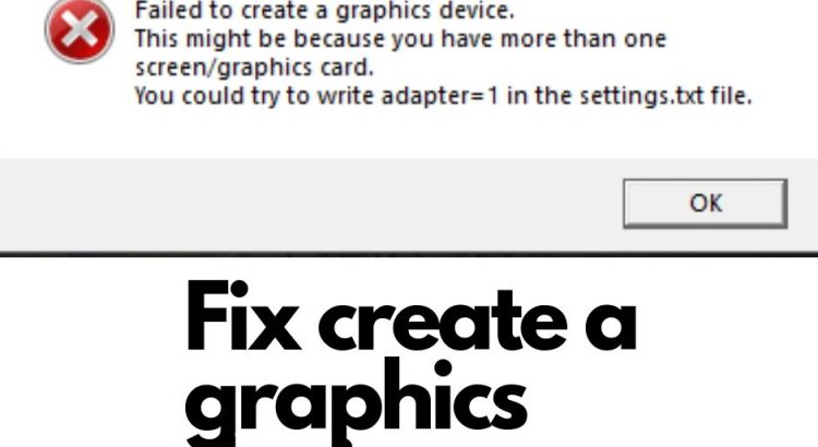 Fix create a graphics device