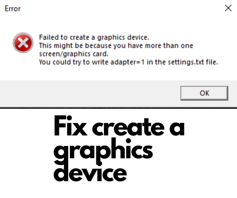 Ошибка failed to create graphics device directx feature level unsupported