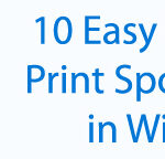 10 easy way to fix Print Spooler Error in Windows